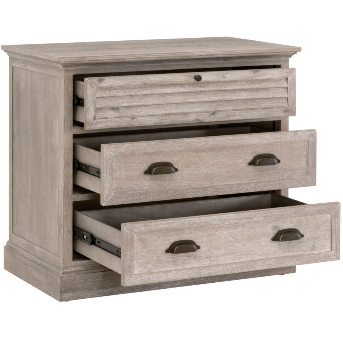 Eden 3-Drawer Nightstand