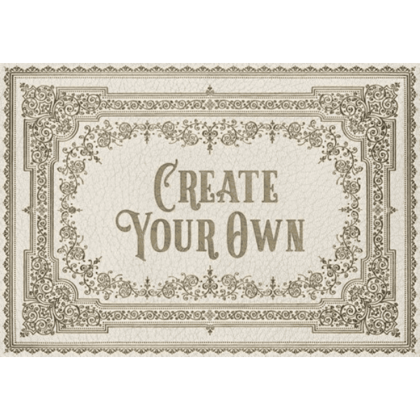 English Library Compendium Customized Vinyl Mat