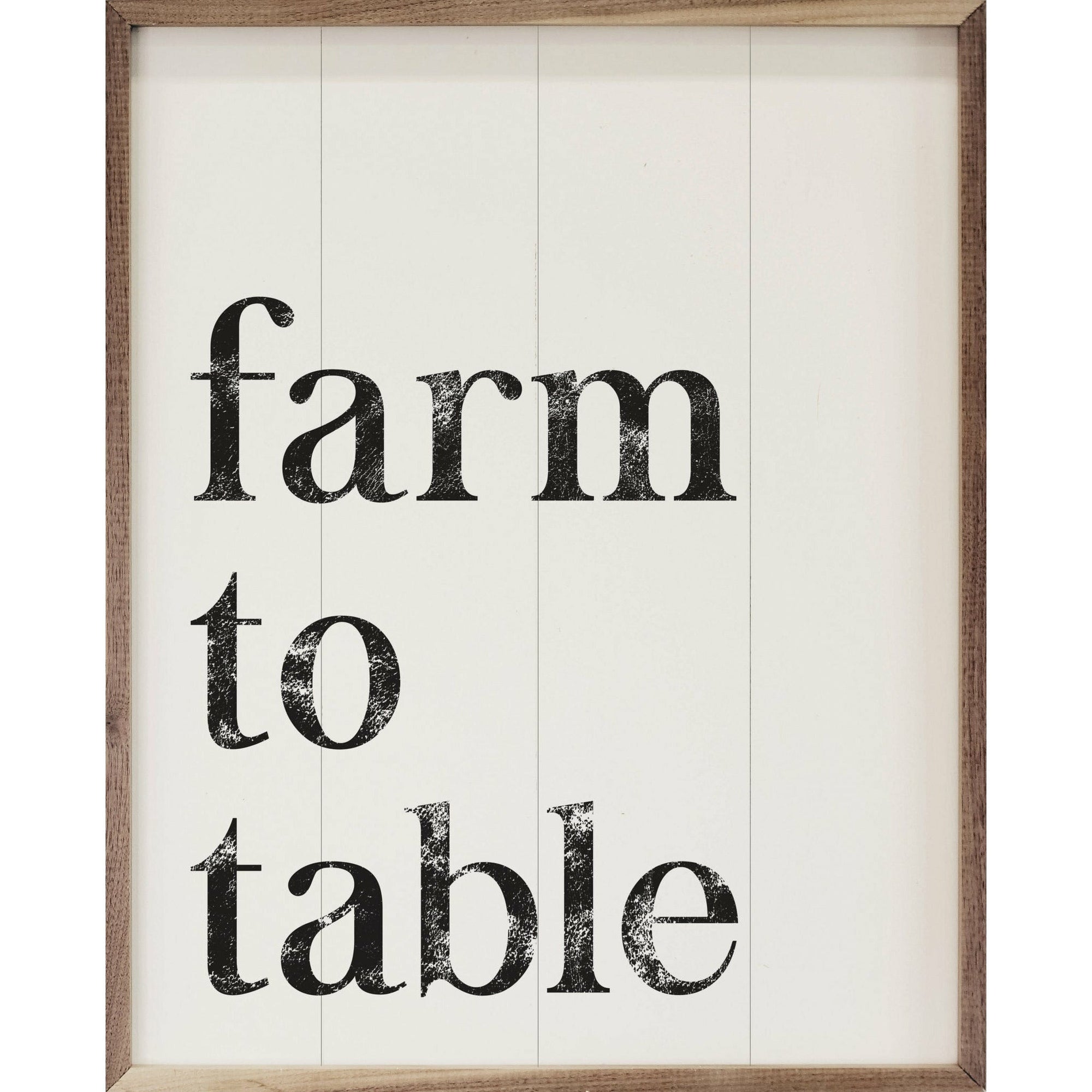 Farm To Table Wood Framed Print