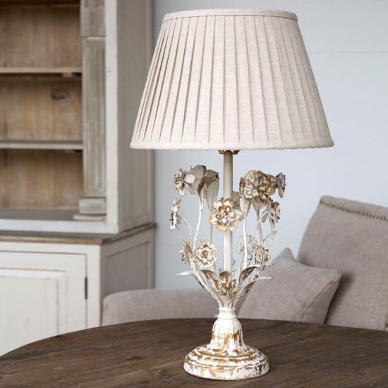Floral Metal Lamp