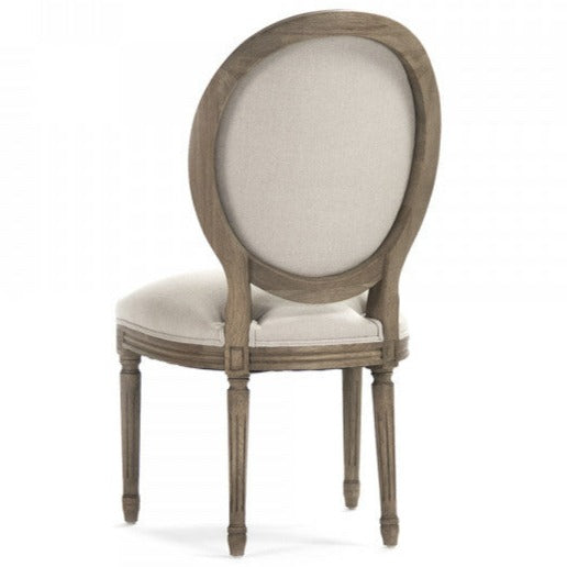 Floral Wreath Medallion Side Chair