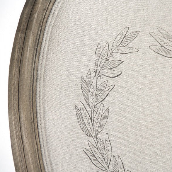 Floral Wreath Medallion Side Chair