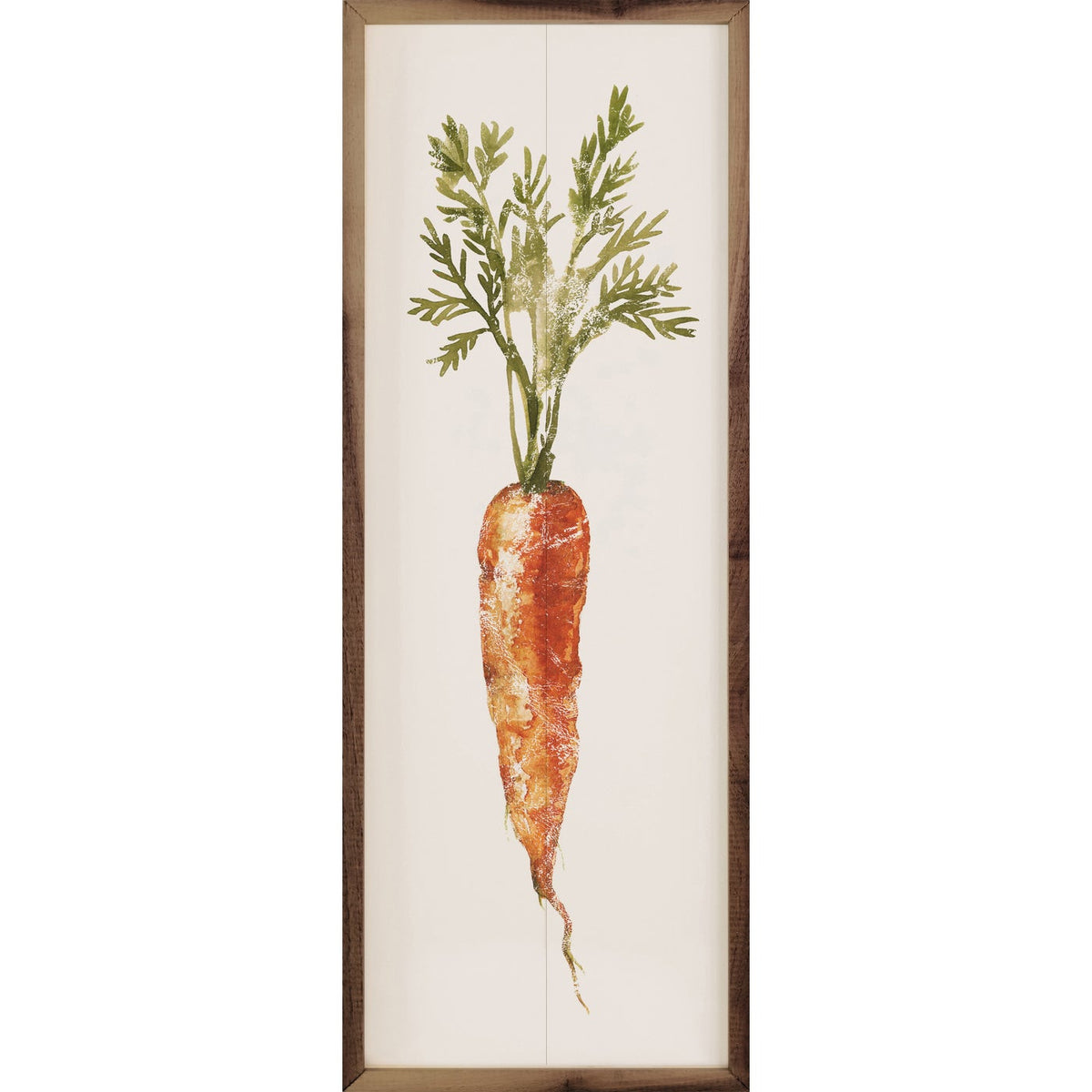 Fresh Carrot Wood Framed Print