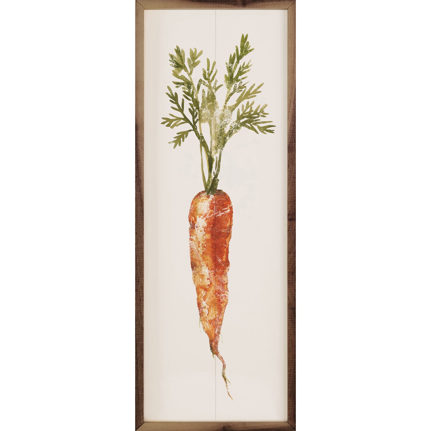 Fresh Carrot Wood Framed Print