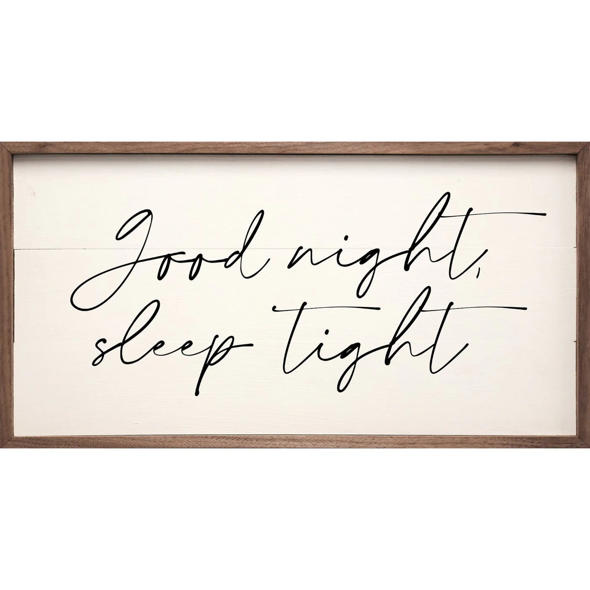 Good Night Sleep Tight Wood Framed Print