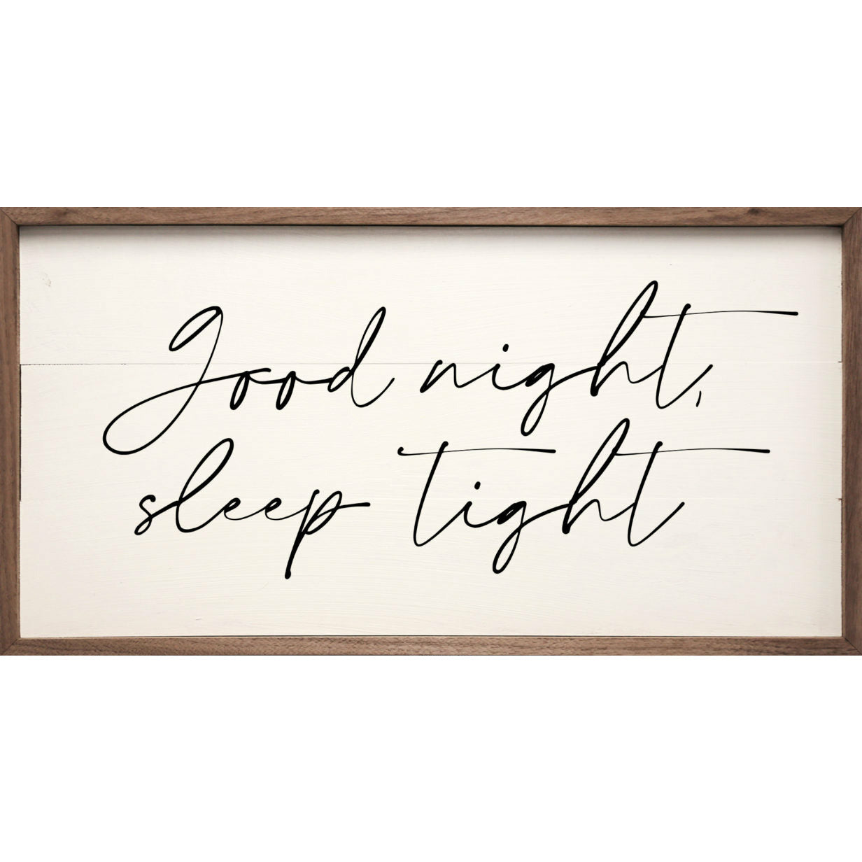 Good Night Sleep Tight Wood Framed Print