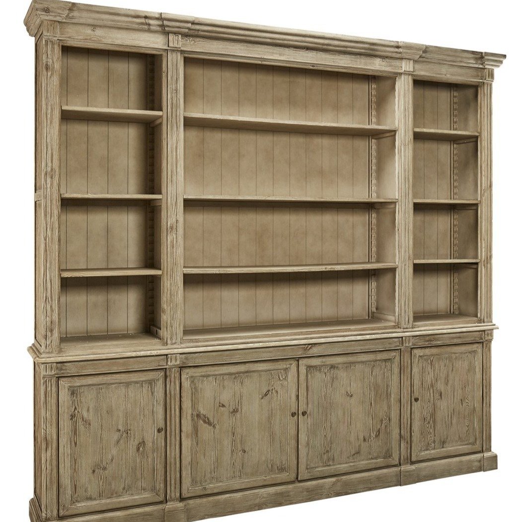 Grander Grey Wash Bookcase