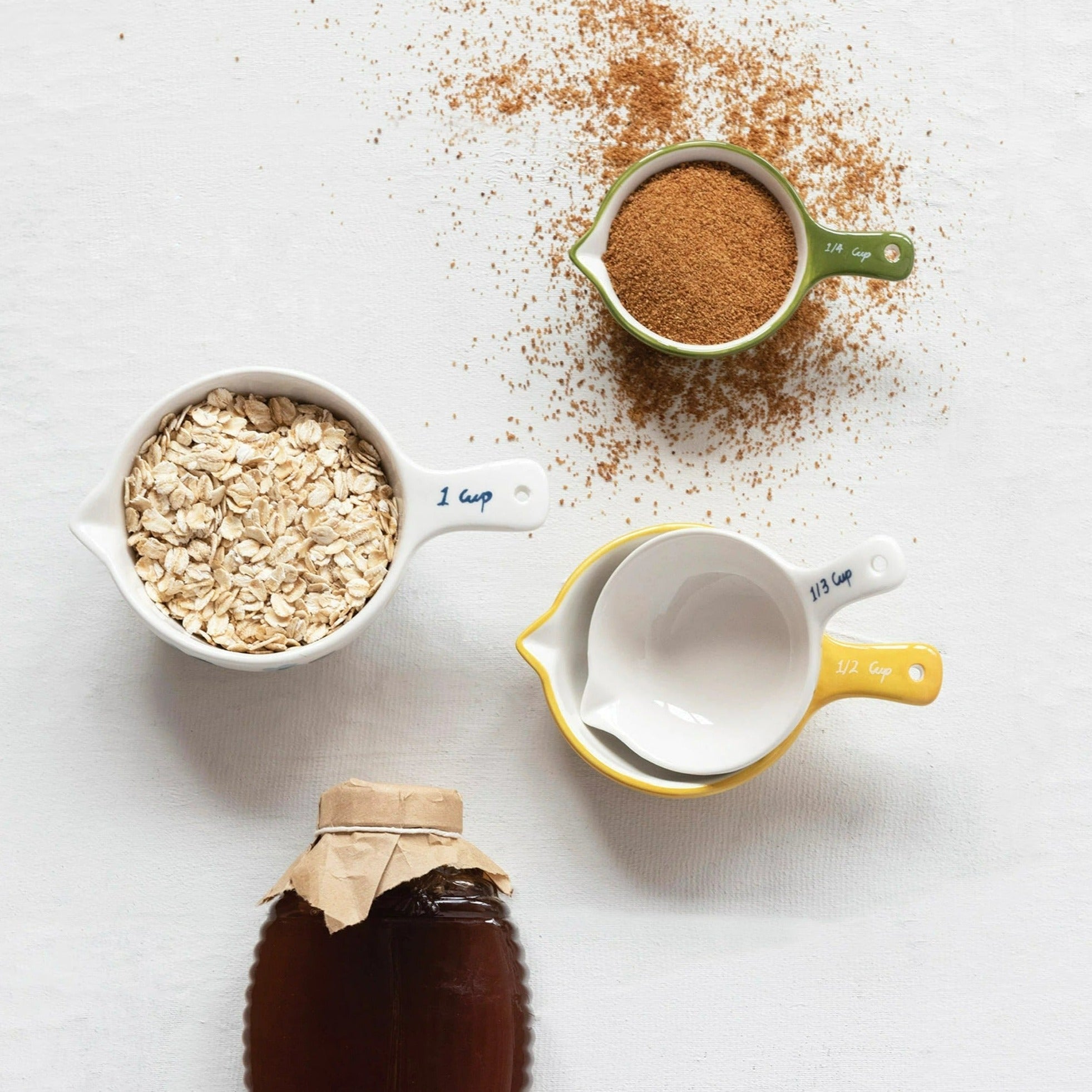 Hand Painted Measuring Cups