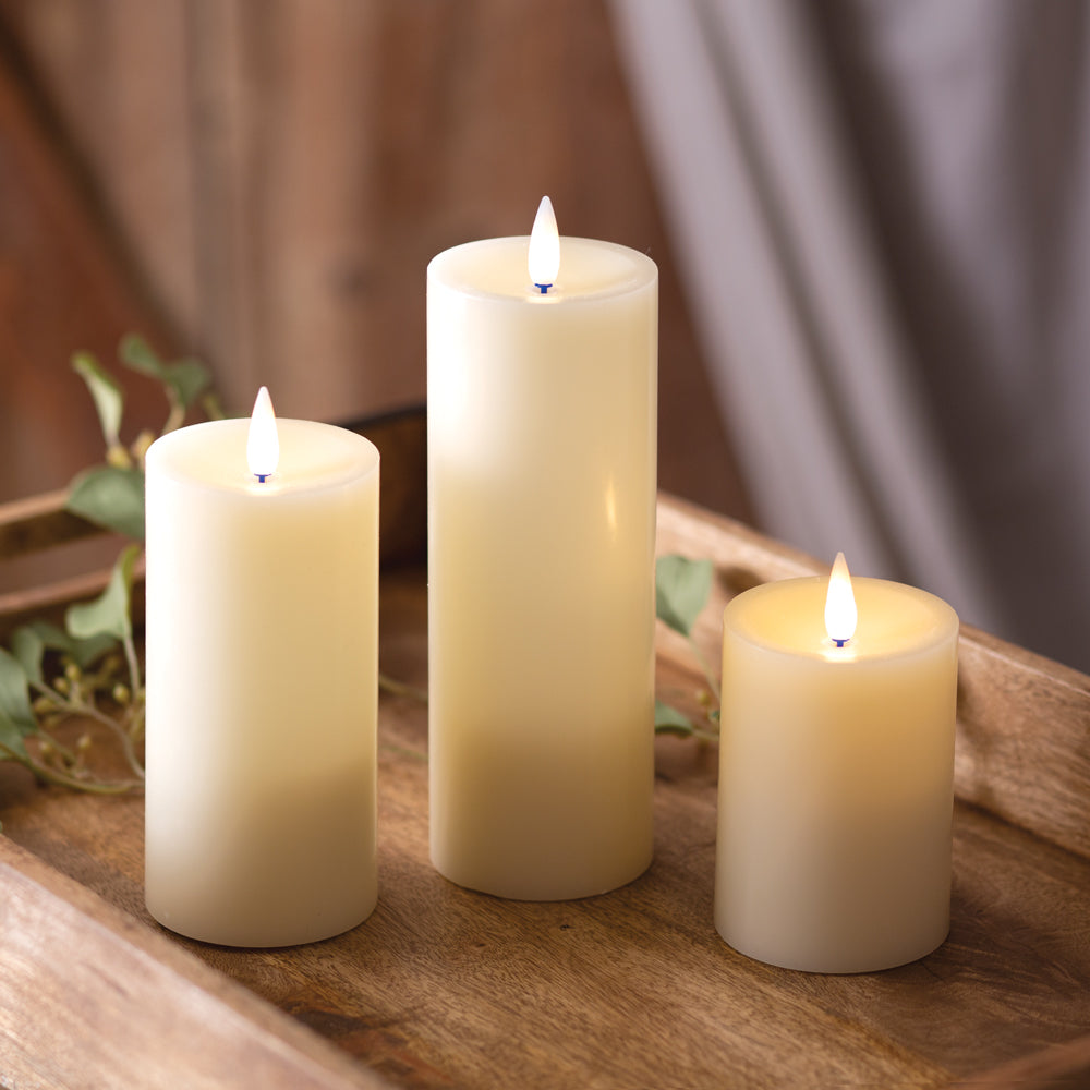 Infinite Wick Wax Pillar Candle