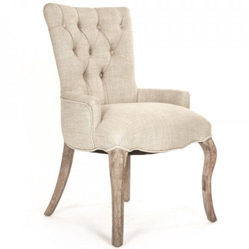 Iris Natural Tufted Chair