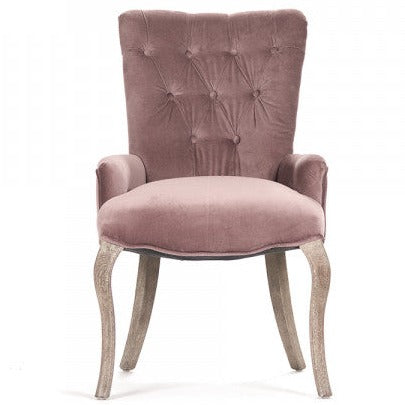 Iris Velvet Tufted Chair