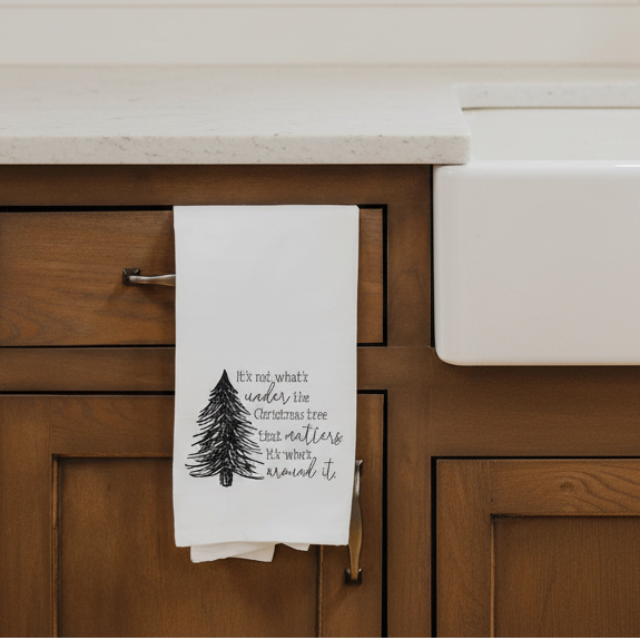 It's Not What's Under The Christmas Tree Dishtowel