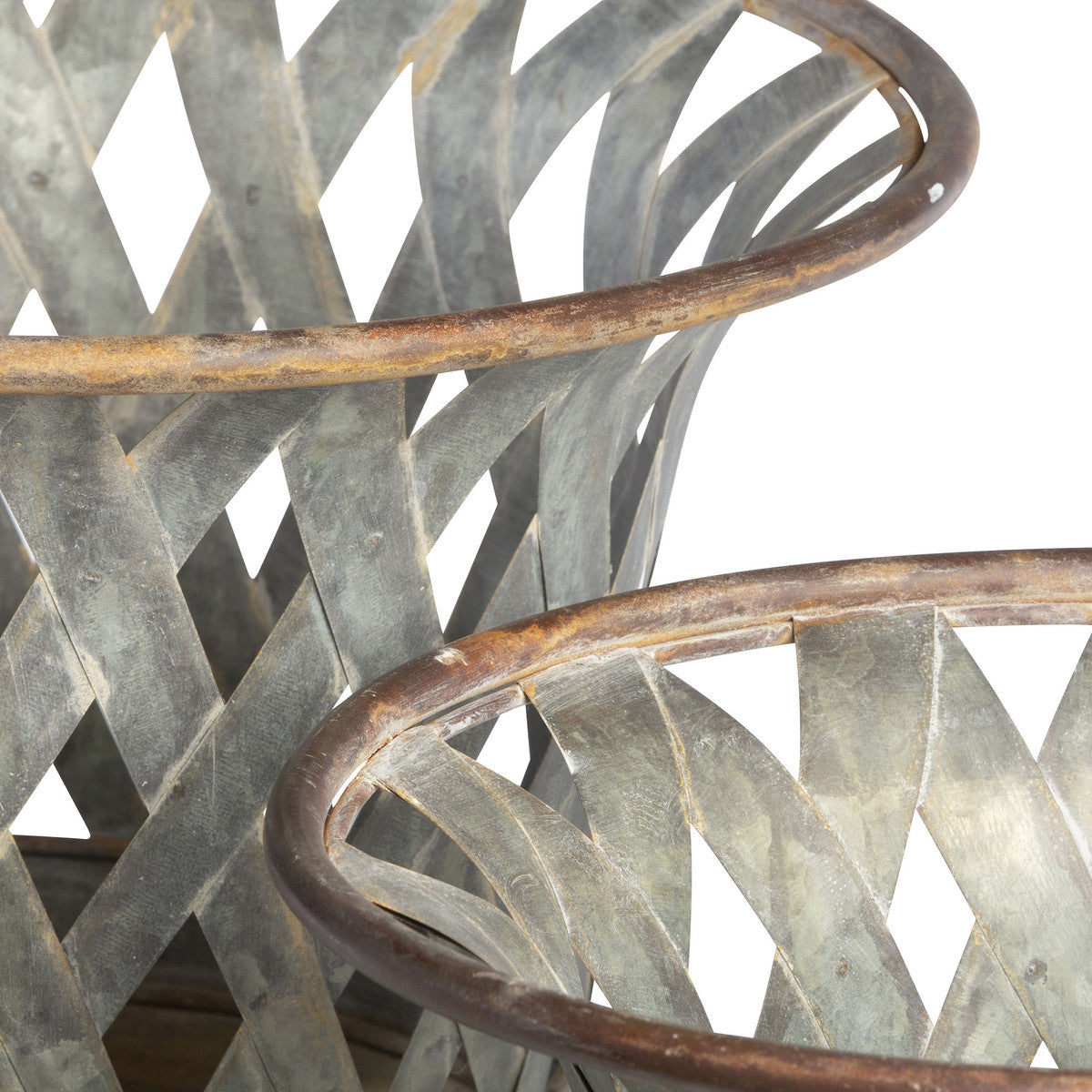 Lattice Metal Urn Set