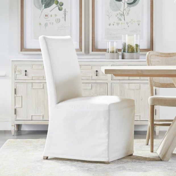 Levi Slipcover Peyton Pearl Dining Chair