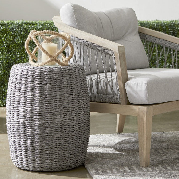Loom Platinum Accent Table