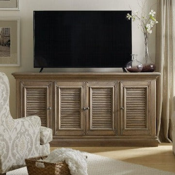 Louvered Entertainment Console