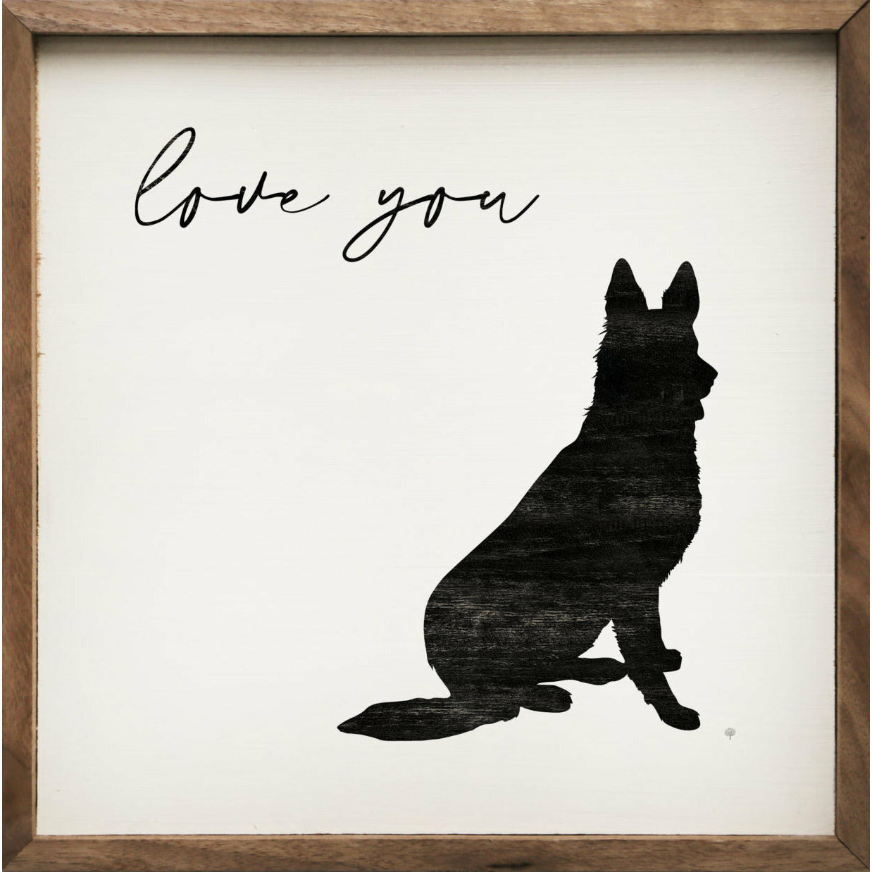 Love you Shepard Wood Framed Print