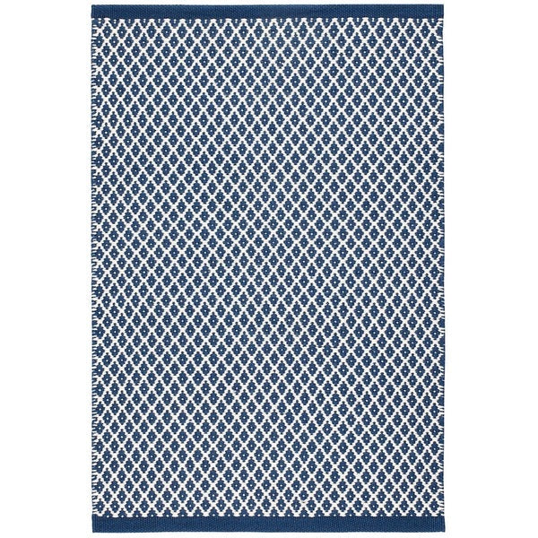Mainsail Navy Handwoven Indoor/Outdoor Rug