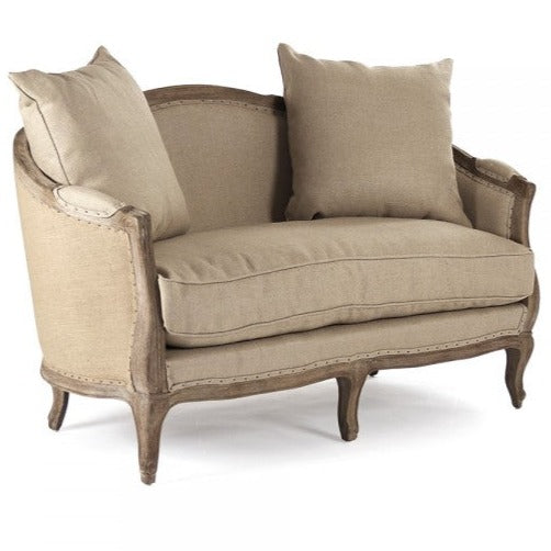Maison Hemp Linen Settee