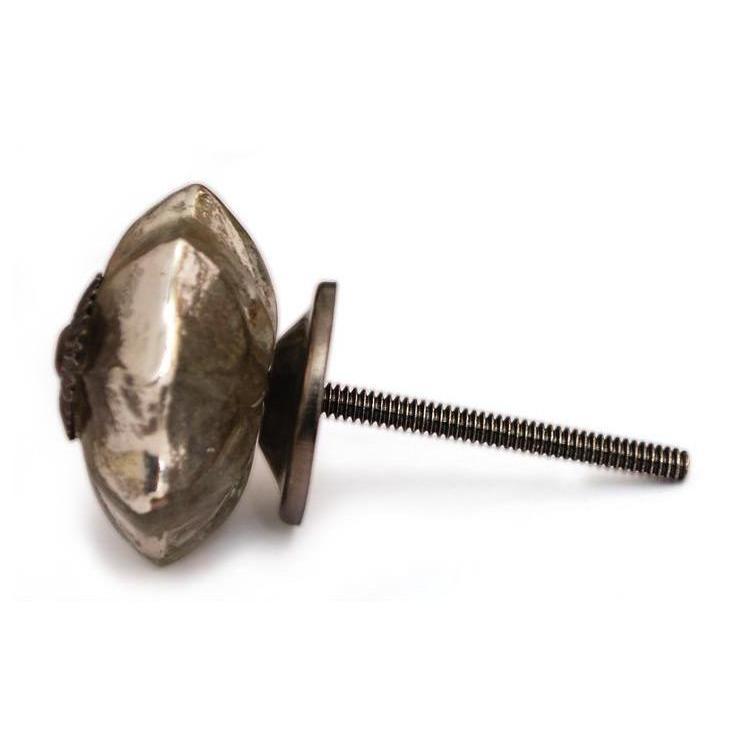 Mercury Glass Melon Knob