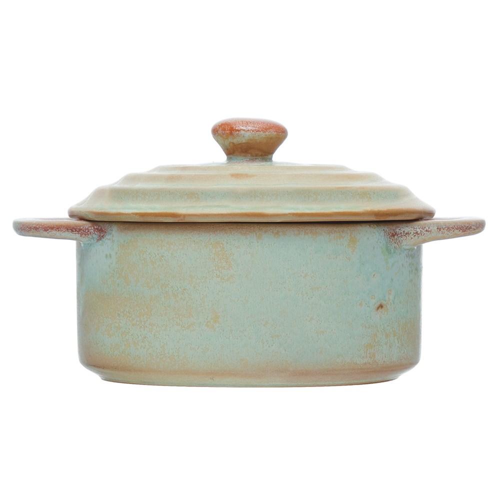 Miniature Reactive Glaze Stoneware Baker
