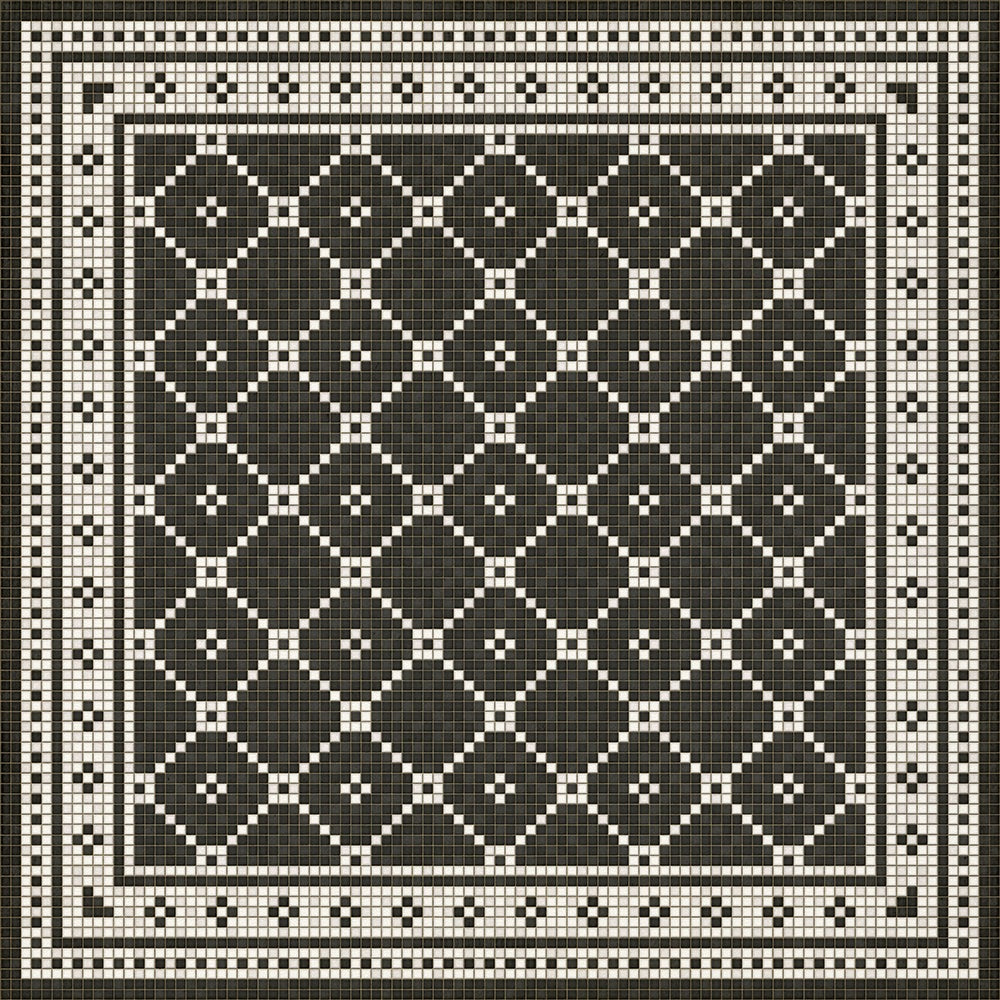 Mosaic A Elmhurst Avenue Vinyl Floor Cloth