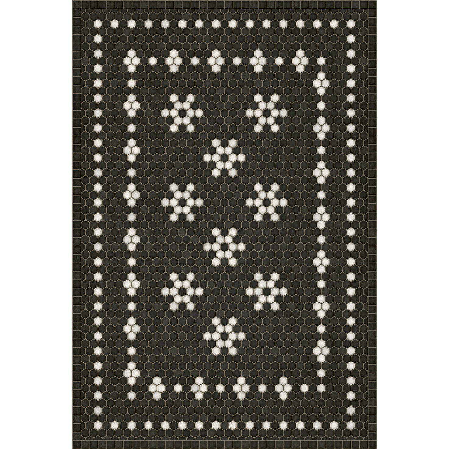 Mosaic B Belmont Park Vinyl Floor Cloth