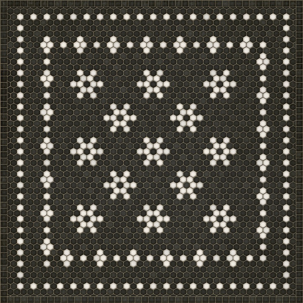 Mosaic B Belmont Park Vinyl Floor Cloth