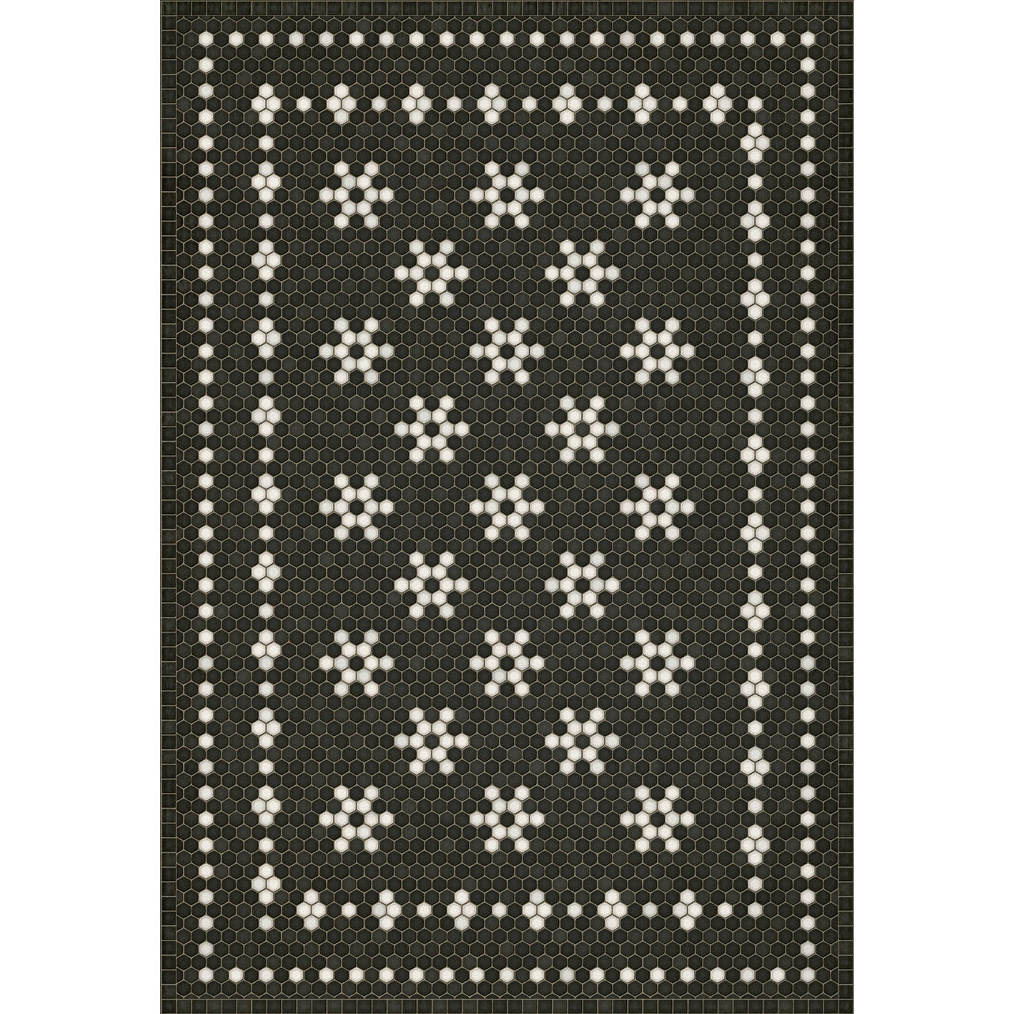 Mosaic B Belmont Park Vinyl Floor Cloth