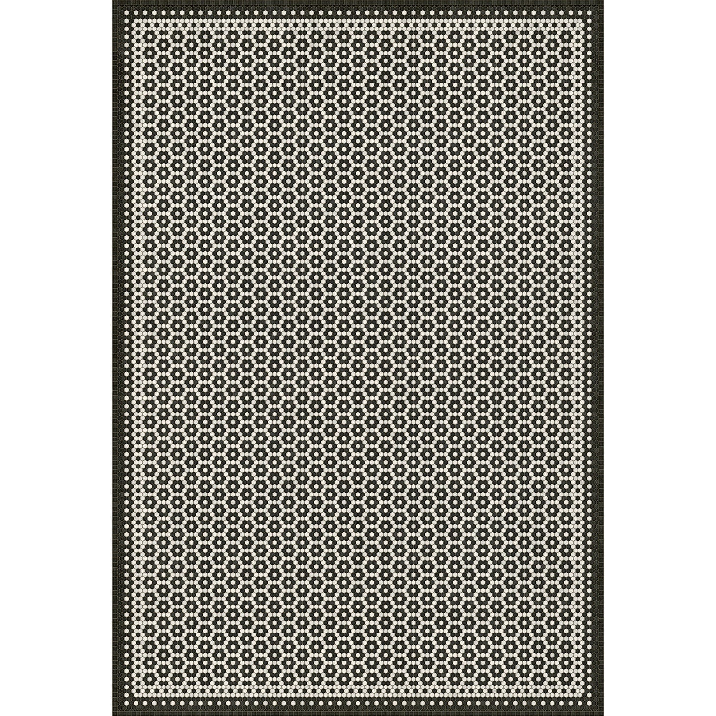 Mosaic C Catherine Street Vinyl Floor Cloth