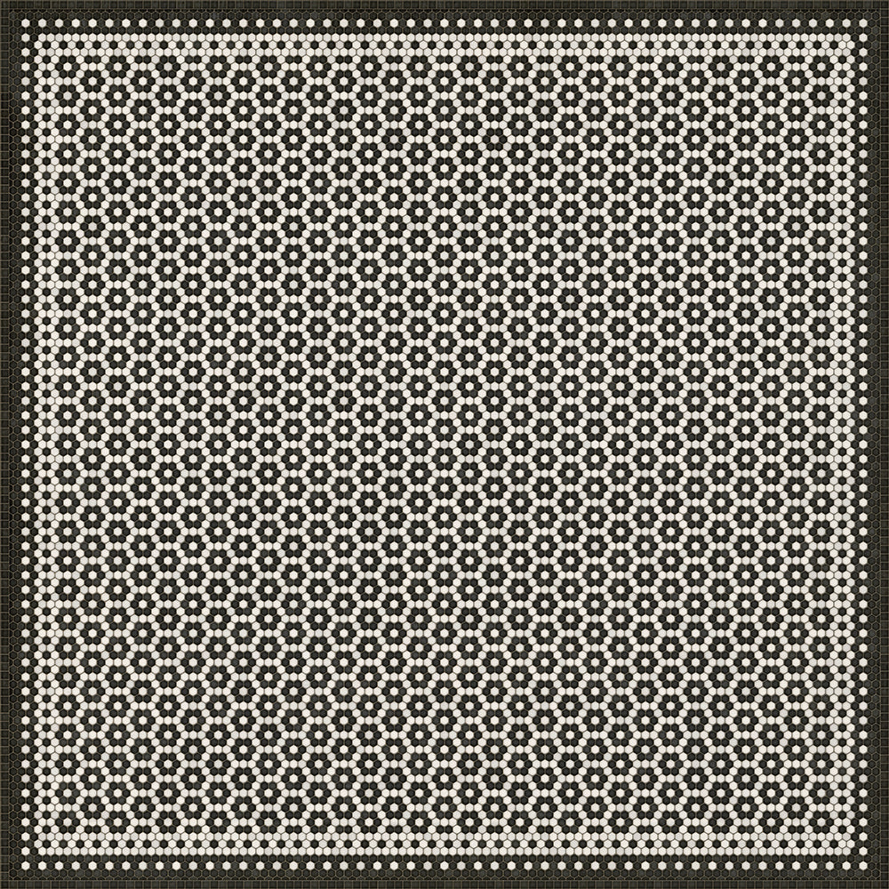 Mosaic C Catherine Street Vinyl Floor Cloth
