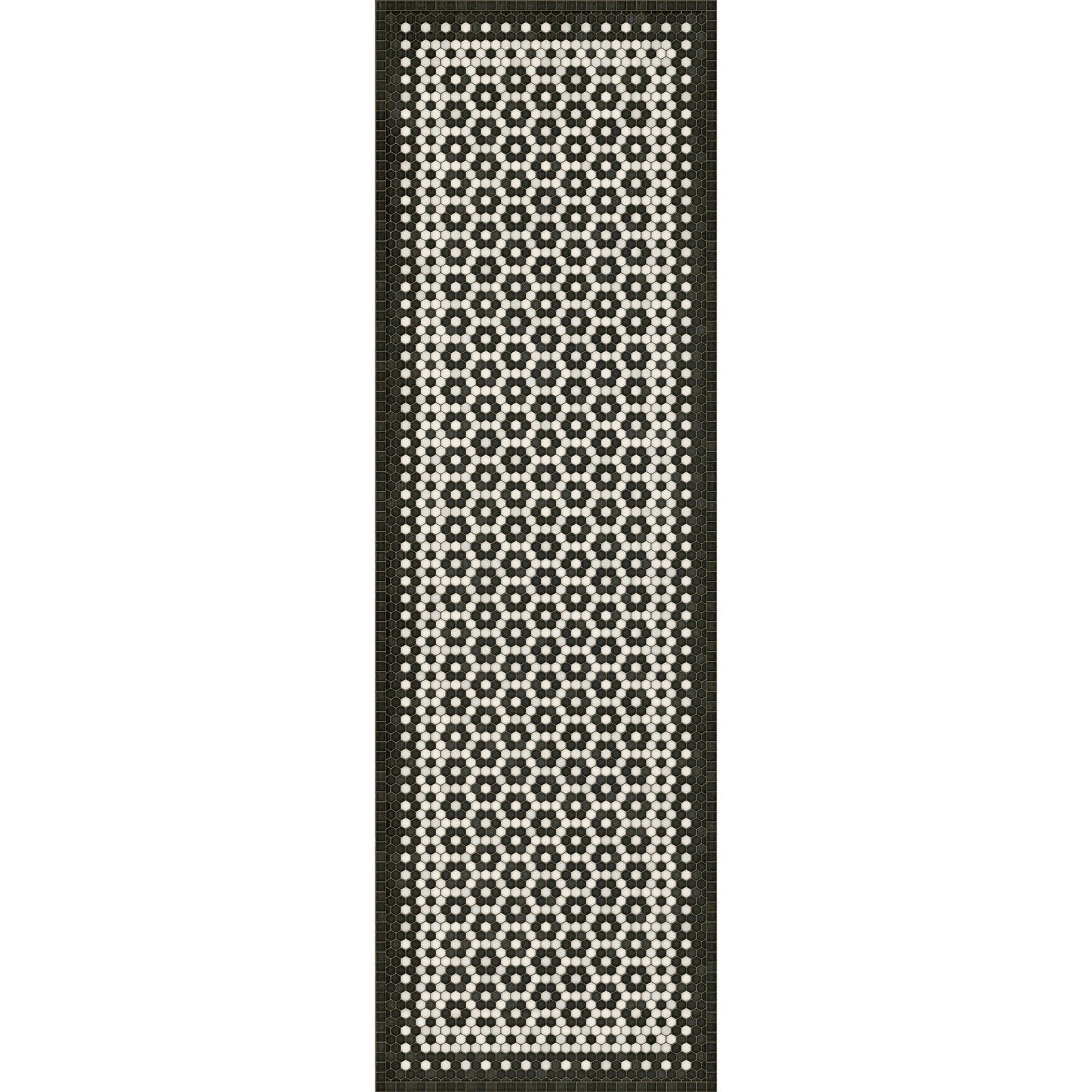 Mosaic C Catherine Street Vinyl Floor Cloth