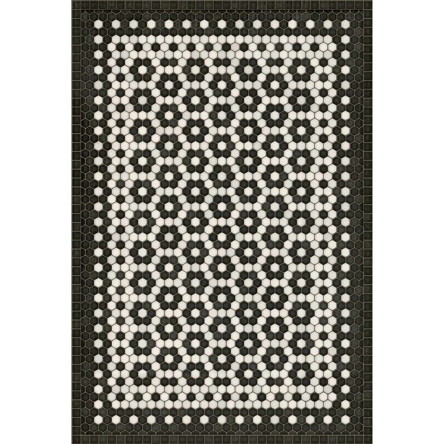 Mosaic C Catherine Street Vinyl Floor Cloth