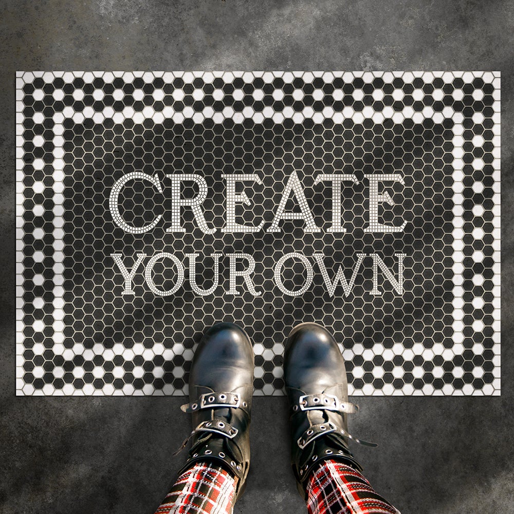 Mosaic Customized 46th Street Vinyl Floor Cloth