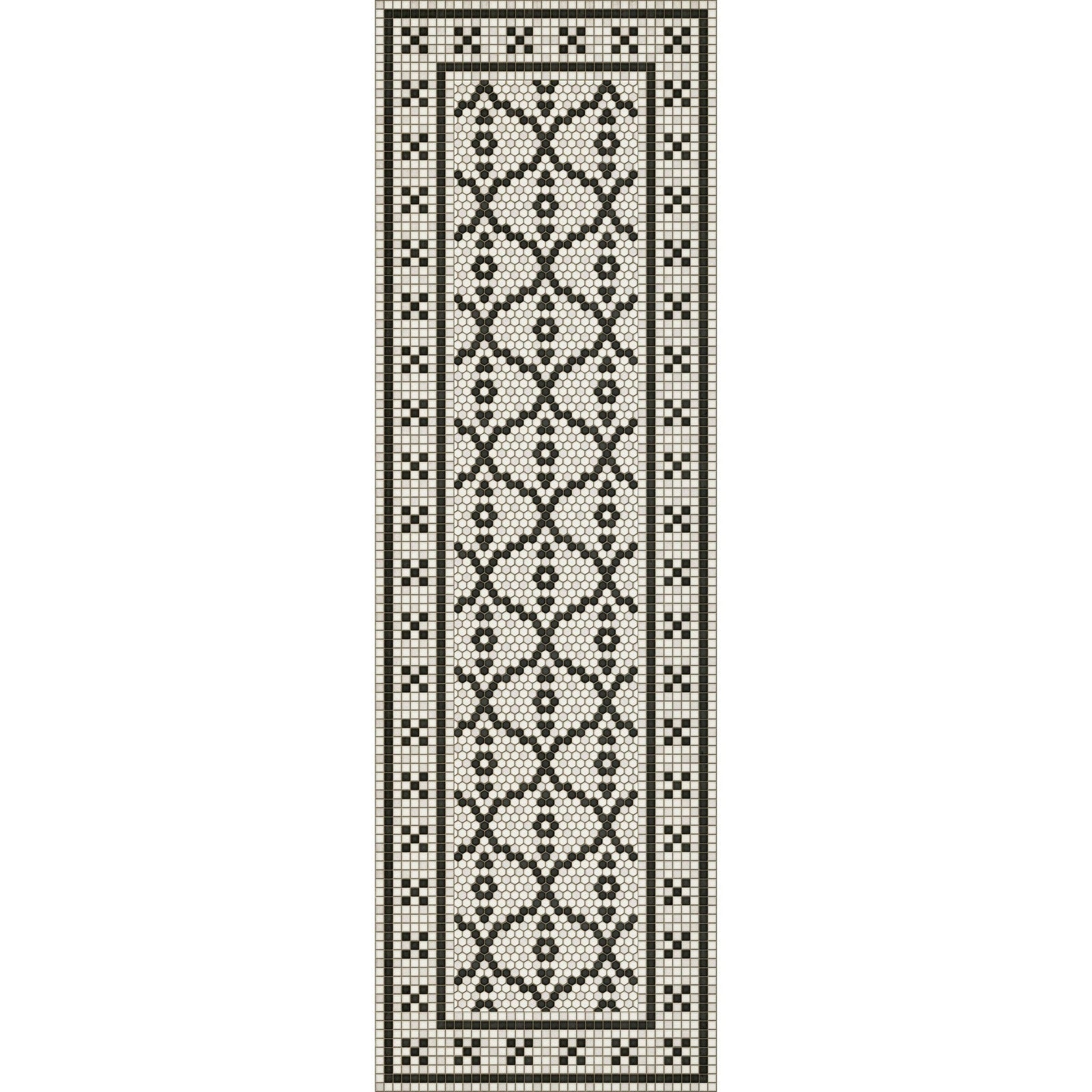 Mosaic F Queensboro Plaza Vinyl Floor Cloth