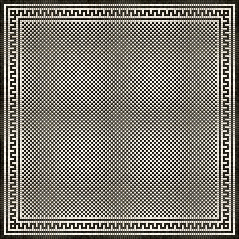 Mosaic H Warren Street Vinyl Floor Cloth