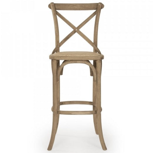 Natural Oak Parisienne Cafe Bar Stool