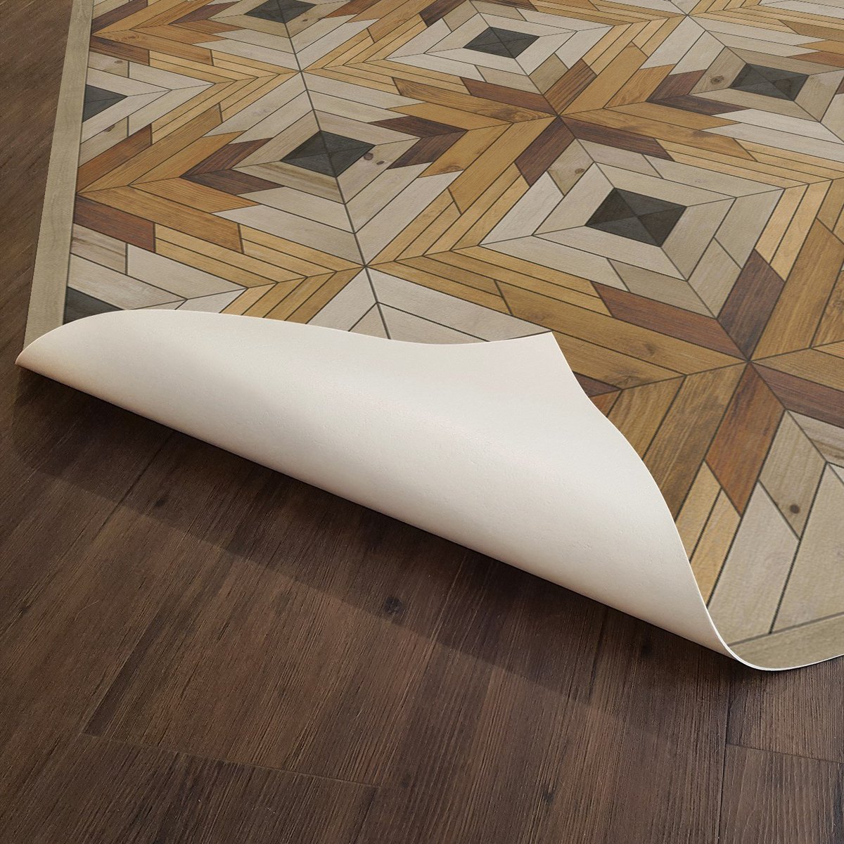 Norwegian Denali Mather Vinyl Floor Cloth
