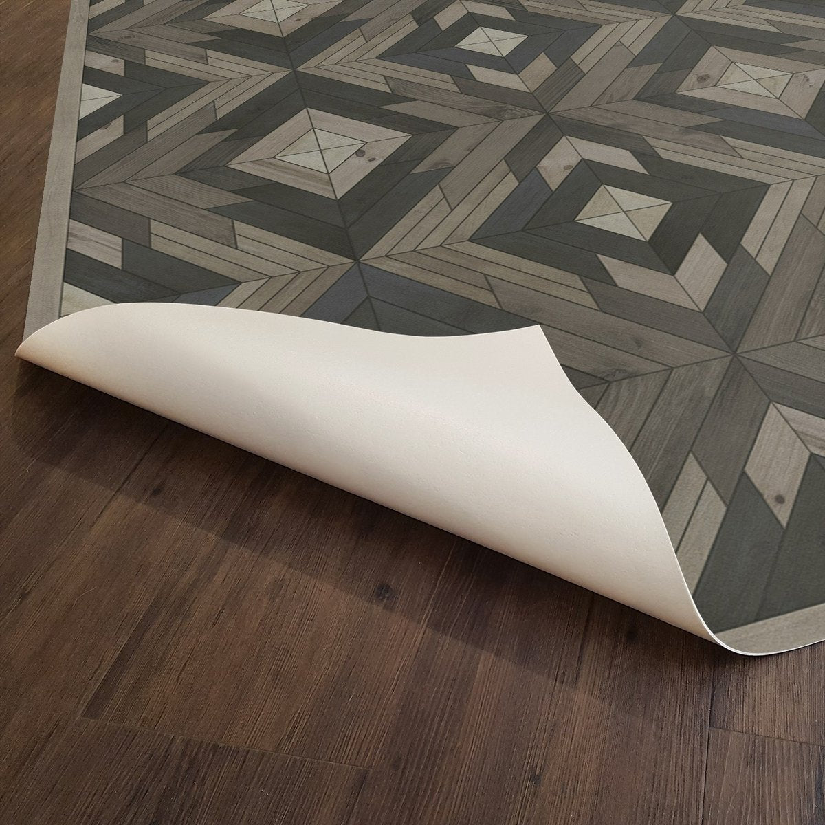 Norwegian Denali Silverthrone Vinyl Floor Cloth