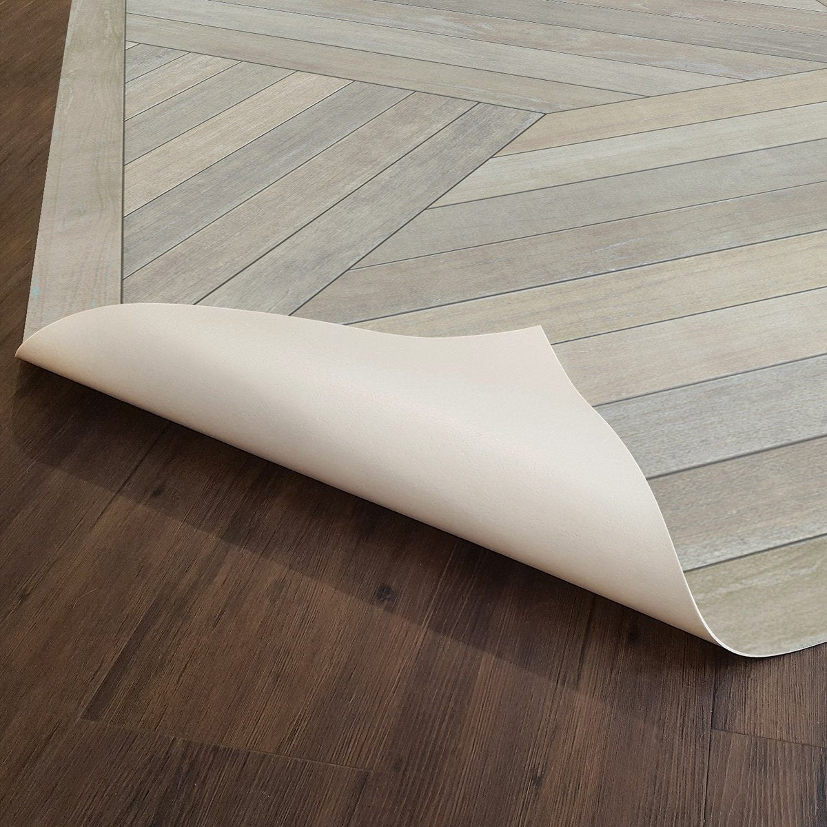 Norwegian Mount Zeppelin A Girl So Fair Vinyl Floor Cloth