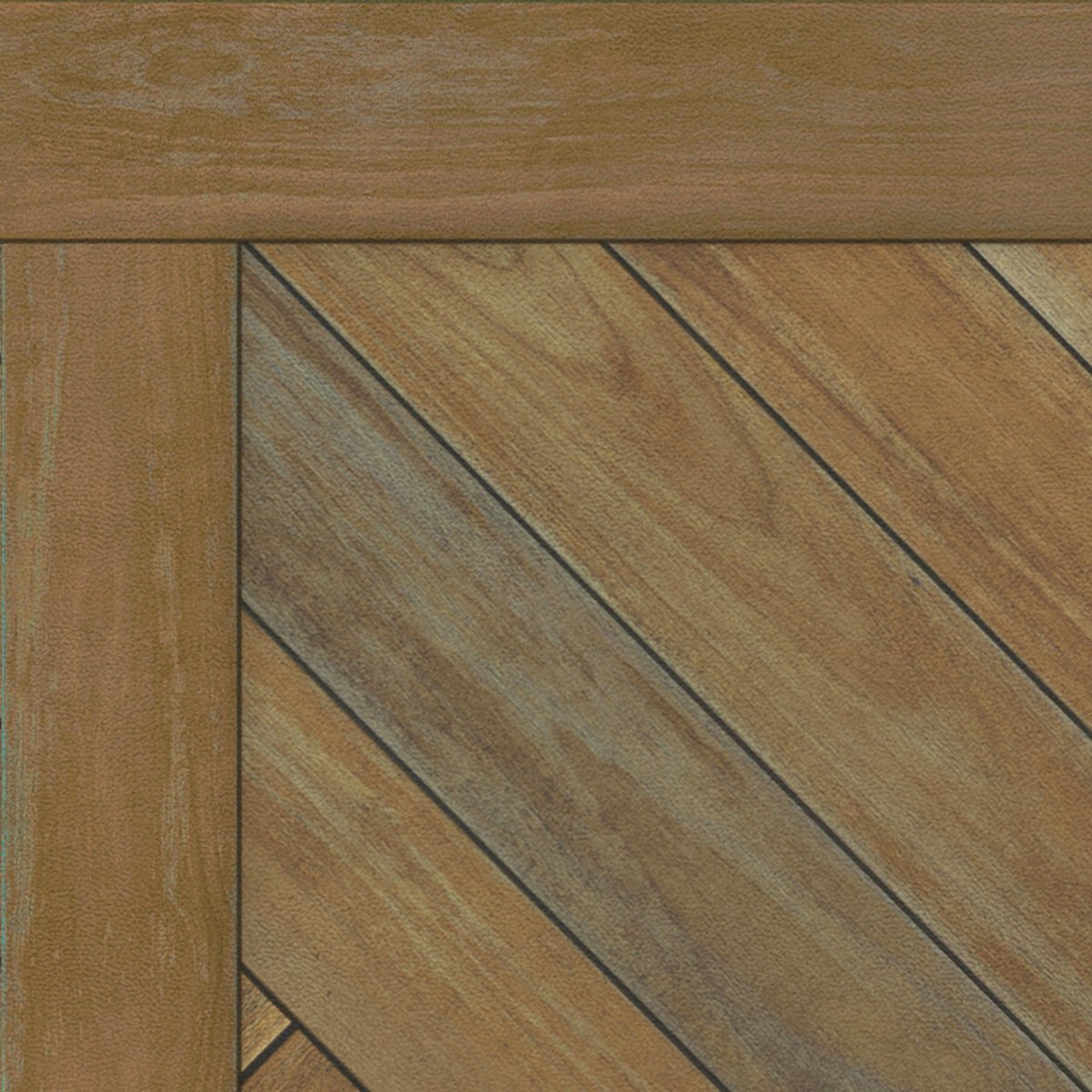 Norwegian Mount Zeppelin Forest Wilderness Vinyl Floor Cloth