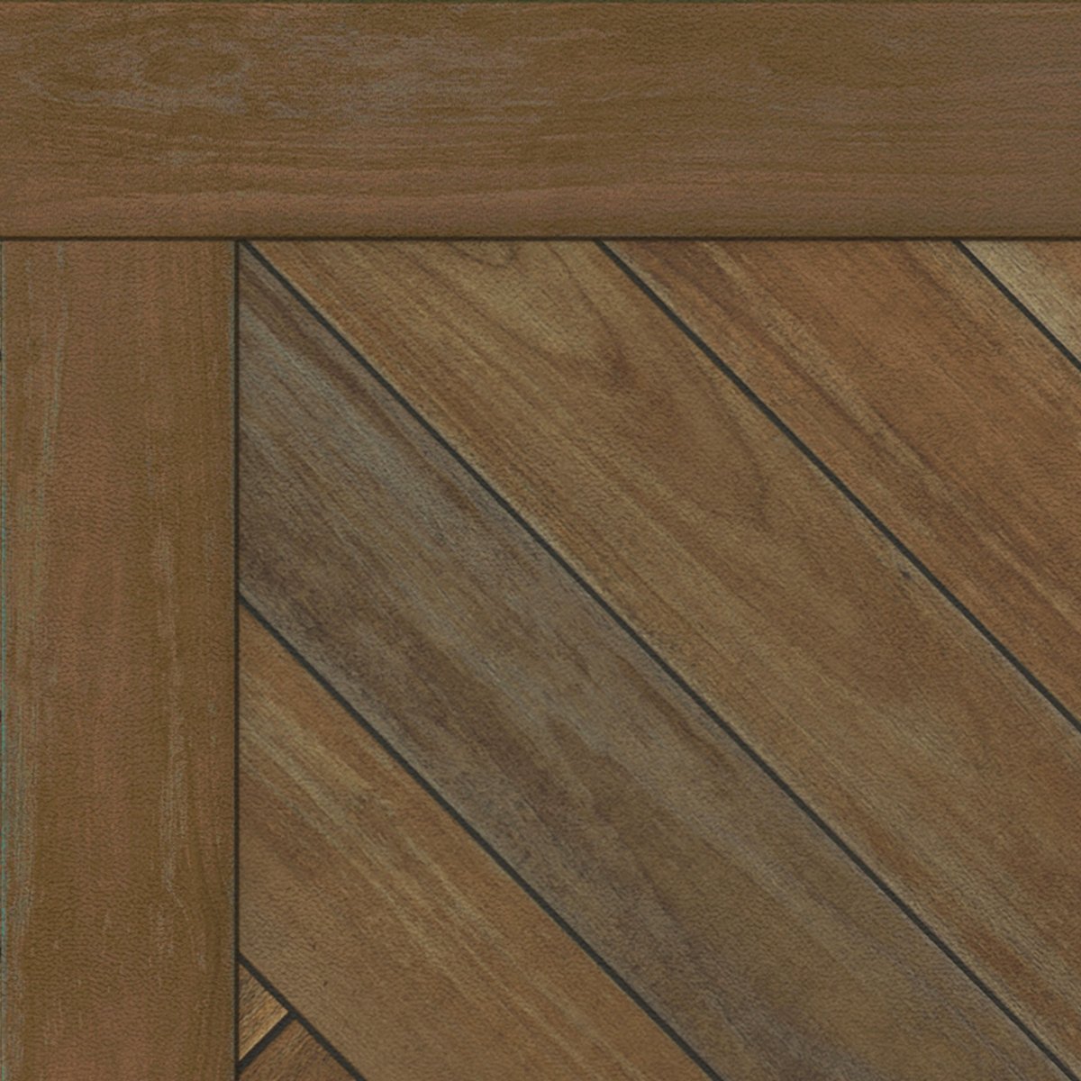 Norwegian Mount Zeppelin Redwood Forest Vinyl Floor Cloth