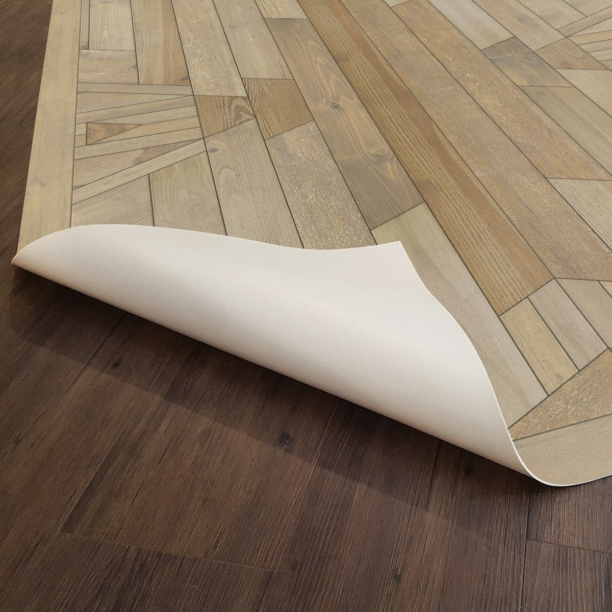 Norwegian Native Of The Sun And Sky Vinyl Floor Cloth