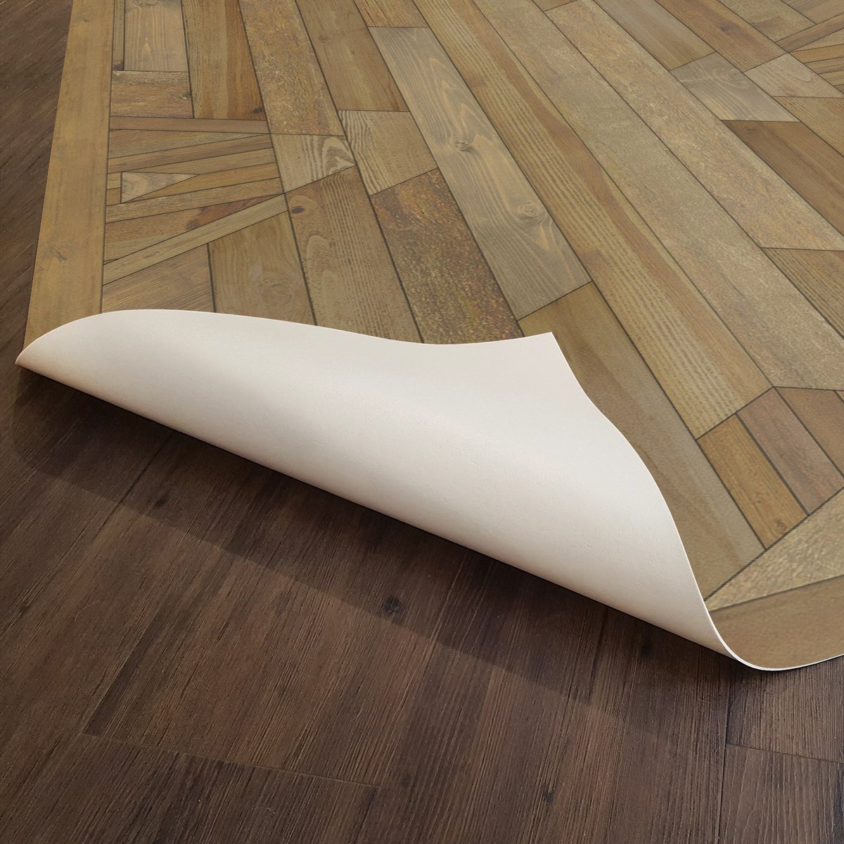 Norwegian Native Sacred Ground Vinyl Floor Cloth