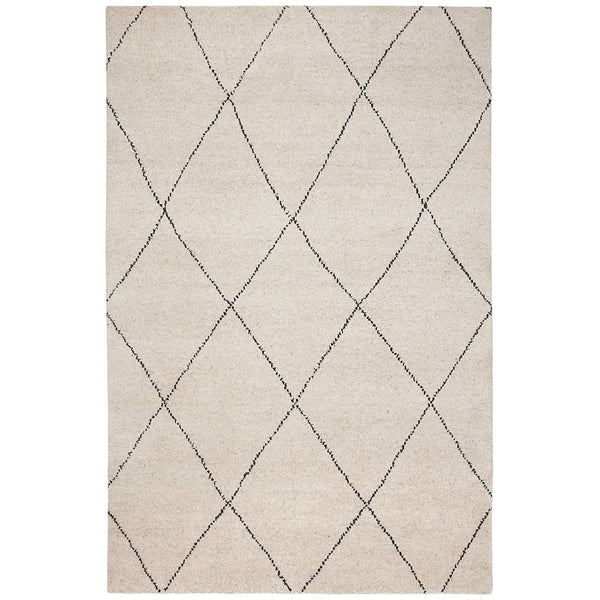 Numa Black Hand Knotted Rug