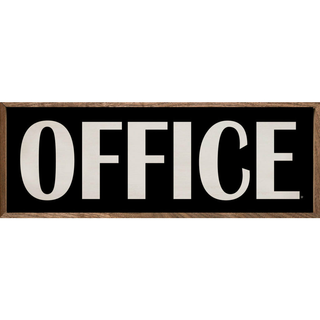 Office Wood Framed Print