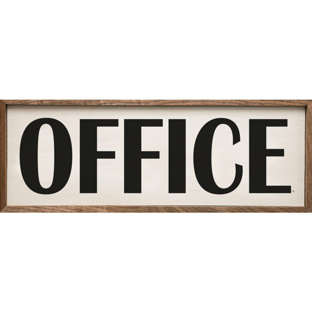 Office Wood Framed Print