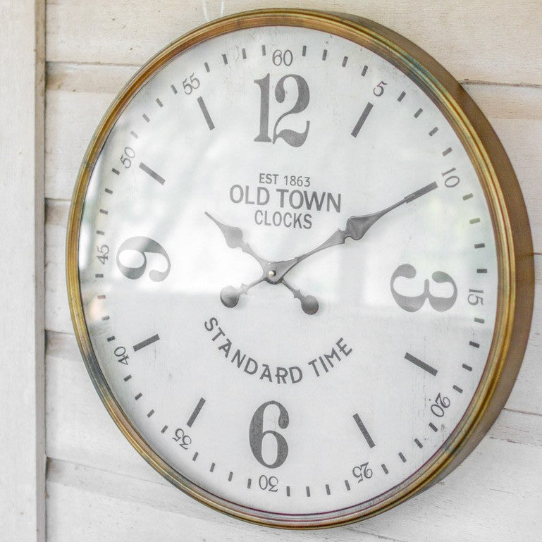 Old Town Station Wall Clock