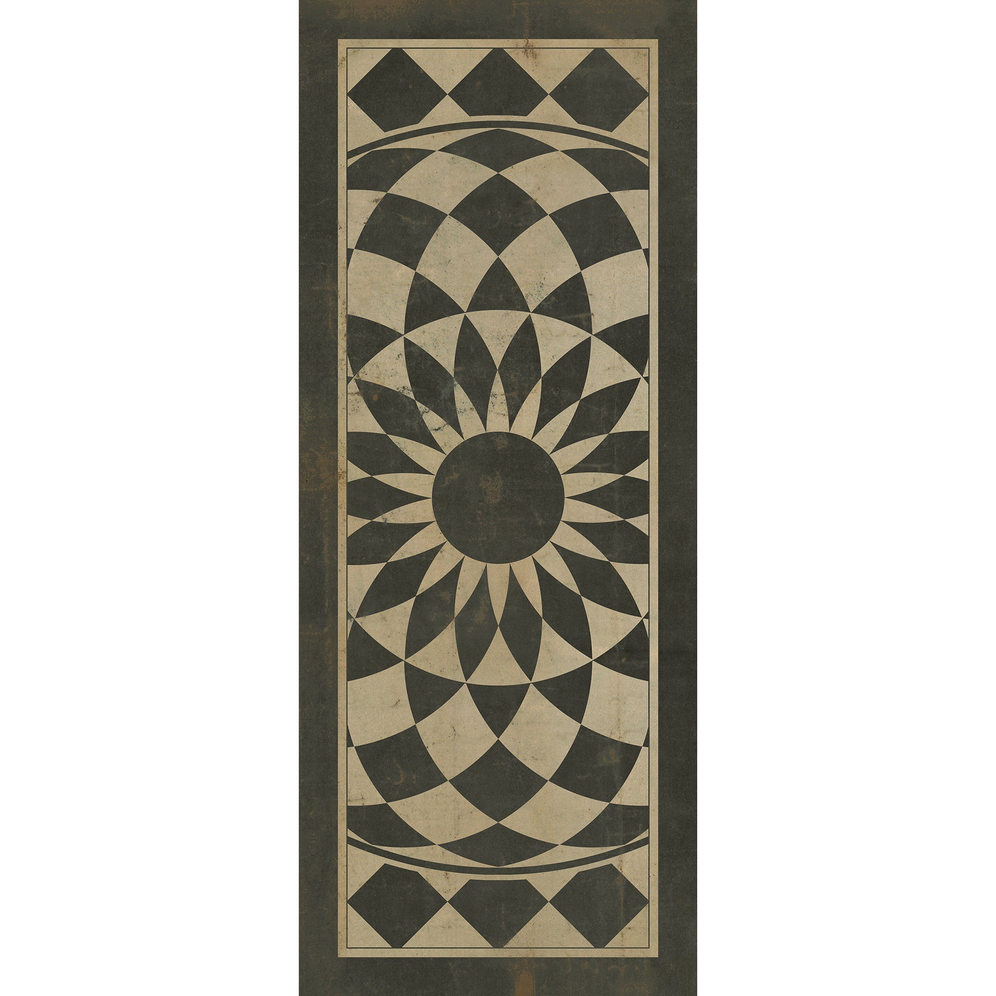 Pattern 01 We're All Mad Here Vinyl Floor Cloth