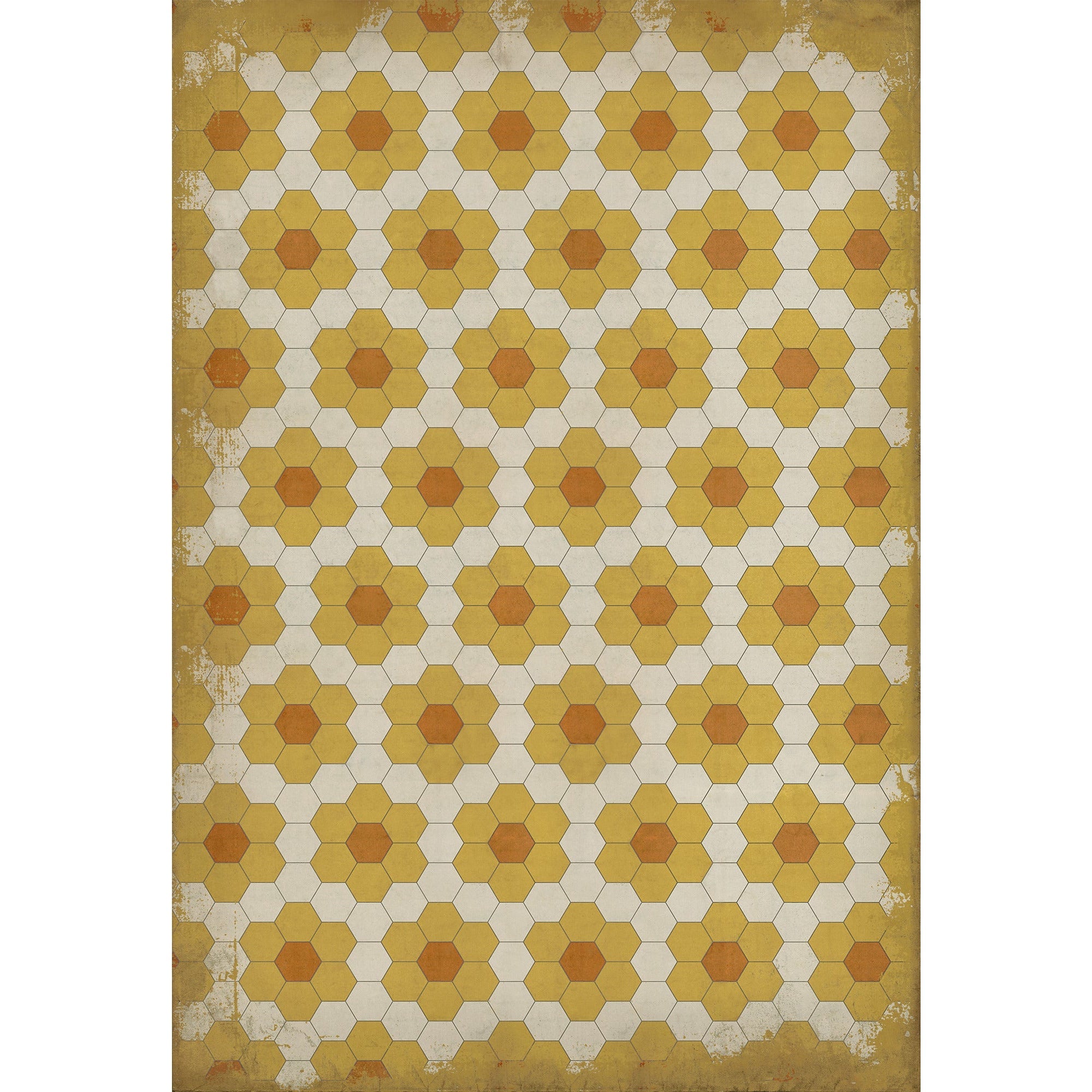Pattern 02 Pushing up Daisies Vinyl Floor Cloth